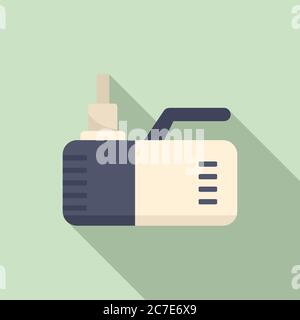 Electric vehicle repair tool icon. Flat illustration of electric vehicle repair tool vector icon for web design Stock Vector