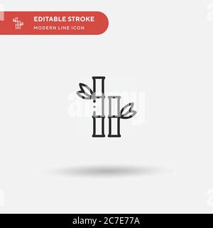 Lithotherapy Simple vector icon. Illustration symbol design template for web mobile UI element. Perfect color modern pictogram on editable stroke. Lit Stock Vector