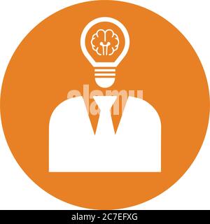 Brainstorming, idea icon / vector graphics. Beautiful design and fully editable vector for commercial, print media, web or any type of design projects Stock Vector