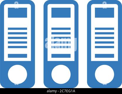 Documents, files archive icon. Use for commercial, print media, web or any type of design projects. Stock Vector