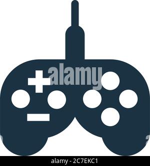Game pad, joystick icon, vector graphics for various use. Stock Vector