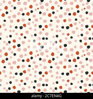 Seamless vector simple dots pattern Stock Vector