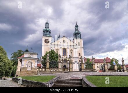 Kalwaria Zebrzydowska near Krakow, the Poland’s second most important pilgrimage centre and the UNESCO world heritage site in Lesser Poland Province. Stock Photo