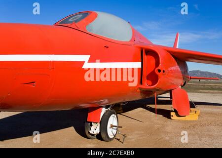 Folland FO-141 Gnat at March Field Air Museum, Riverside County