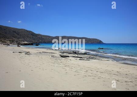 Kerdodasos beach crete private blue lagoon paradise red sand coast summer 2020 covid-19 holidays modern high quality prints