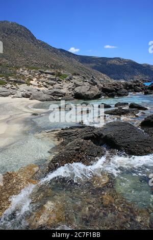 Kerdodasos beach crete private blue lagoon paradise red sand coast summer 2020 covid-19 holidays modern high quality prints