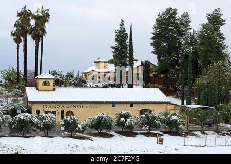 Danza Del Sol Winery, Temecula Valley, Southern California, USA Stock Photo