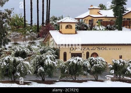 Danza Del Sol Winery, Temecula Valley, Southern California, USA Stock Photo