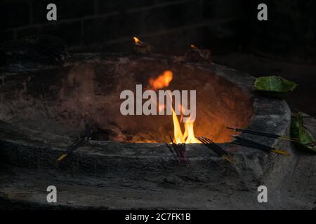 Muktinath temple, Muktinath, Lower Mustang, Nepal Stock Photo