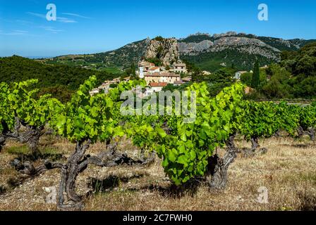 the picturesque village of La Roque Alric in the Vaucluse department in Proence in France Stock Photo