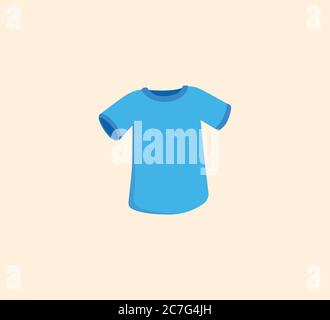 T-shirt vector isolated illustration. T-shirt icon Stock Vector