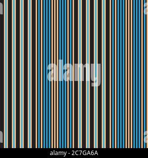 Vertical striped seamless pattern background suitable for fashion textiles, graphics Stock Vector