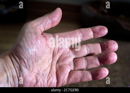 A male hand. Stock Photo