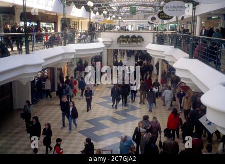 Croydon Surrey England Crowd Shopping in Whitgift Centre Stock Photo