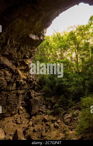 Ancient Bat cave in the Ankarana Special Reserve, Ankarana, Madagascar Stock Photo