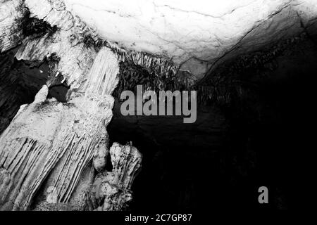 Ancient Bat cave in the Ankarana Special Reserve, Ankarana, Madagascar Stock Photo