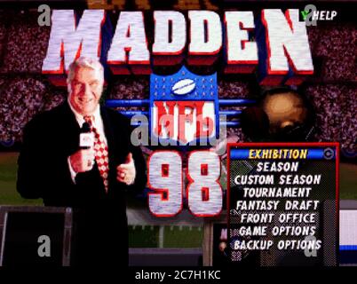 Madden NFL 98 (PS1, SNES, Saturn) - Release, News, Videos