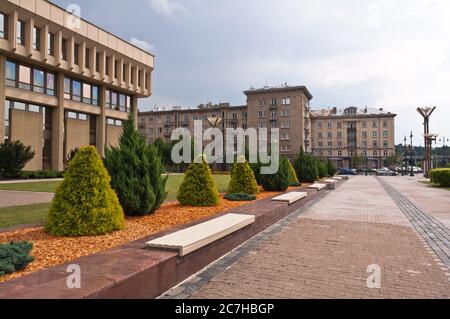 Lithuanian Parliament Buildings in Vilnius Stock Photo