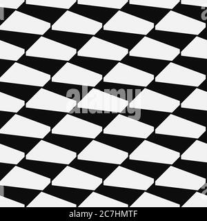 Seamless abstract isometric pattern Stock Vector