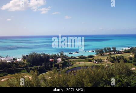 Turtle Hill Golf Club in Beautiful Bermuda Stock Photo