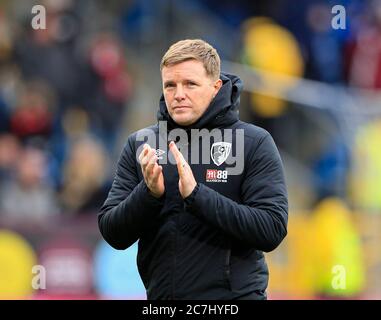 Eddie Howe, Manager Of Bournemouth, Before The Premier League Match 