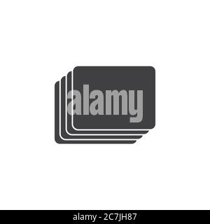 card stack symbol decoration vector Stock Vector Image & Art - Alamy