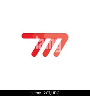 letter m fast gradient arrow motion design symbol logo vector Stock Vector
