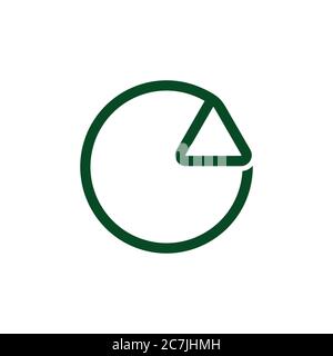 triangle rotation motion line letter e logo vector Stock Vector