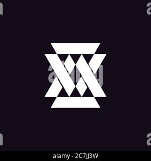 letter x linked triangle geometric logo vector Stock Vector Image & Art ...