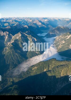 Plansee at sunrise Stock Photo