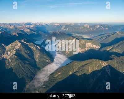Plansee at sunrise Stock Photo