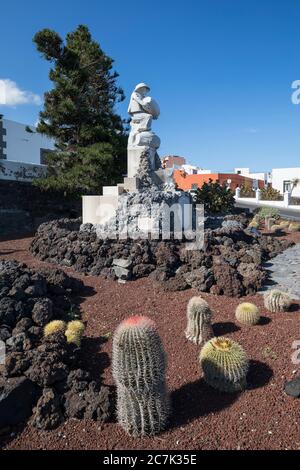 Monument to Free Wine Trade, Garachico, Tenerife, Canary Islands, Spain Stock Photo