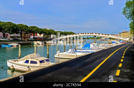 The Canale della Schiusa canal in Grado, Italy Stock Photo - Alamy