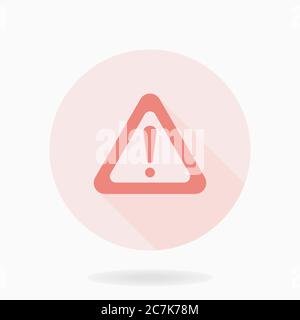 Fine Vector Exclamation Icon Stock Vector