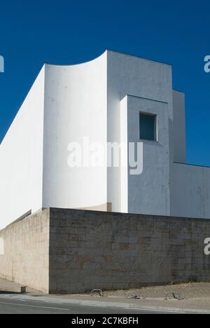 Marco de Canavezes, Portugal Santa Maria's Church by Siza Vieira Stock Photo