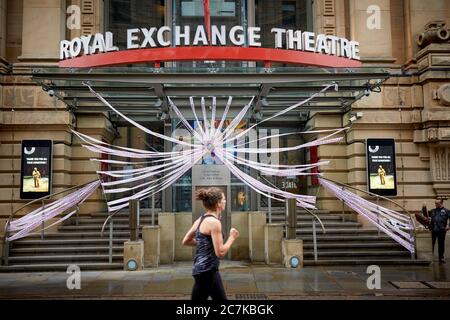 Royal Exchange Theatre in Manchester closed because of the covid 19 pandemic Stock Photo