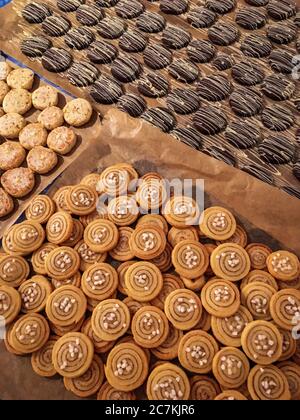 Baked goods, cookies, self-sufficiency, nutrition Stock Photo