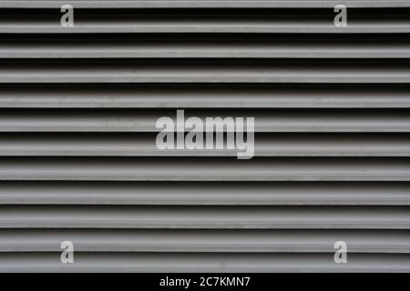 Closeup of grey window blind - great for textures and wallpapers Stock Photo