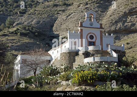 Spain: the Ermita de Nuestra Senora de Villaverde near Ardales Stock Photo