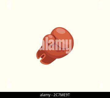 Boxing glove vector isolated illustration. Boxing glove Stock Vector