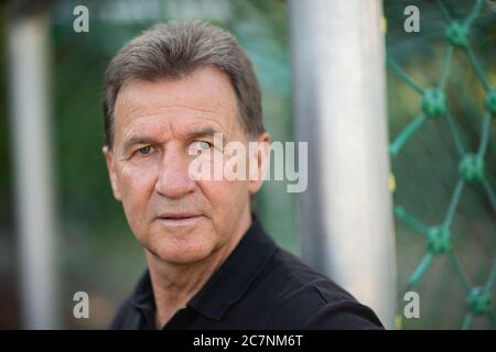 Wolfschlugen, Germany. 14th July, 2020. Fritz Walter, former German soccer player. Fritz Walter will be 60 years old on July 21. (to dpa: 'The former VfB striker Fritz Walter celebrates his 60th birthday') Credit: Marijan Murat/dpa/Alamy Live News Stock Photo