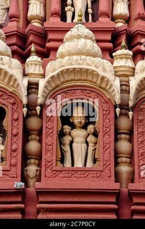 Details of Vishnus temple known as Bhagwant temple in Barshi village in district Solapur state Maharashtra India Stock Photo