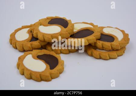 All photographs and images were taken against a white matte background using local food, vegetables and fruits from the local market and grocery store Stock Photo