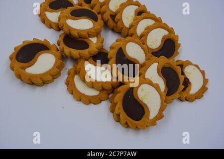 All photographs and images were taken against a white matte background using local food, vegetables and fruits from the local market and grocery store Stock Photo