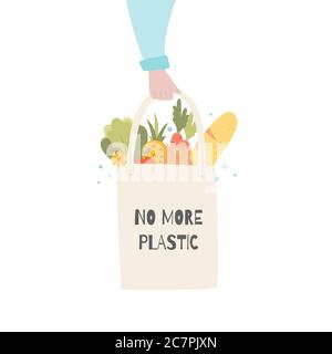 no plastic vector Stock Vector