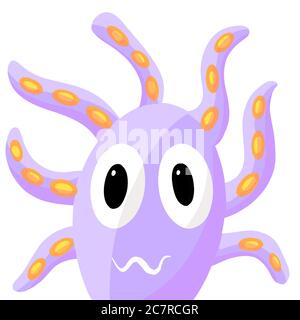 Collection of Mini Monster Fictional Imaginary Characters Cartoon Stock Photo