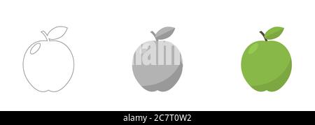 Apple vector icons Stock Vector