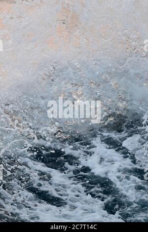East China Sea at daybreak. Concept: waves; dreams; abstract; classical; art. May 2019 Stock Photo
