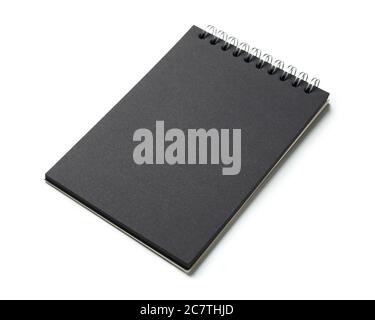 Stylish notebook on white background Stock Photo