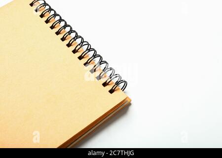 Stylish notebook on white background Stock Photo